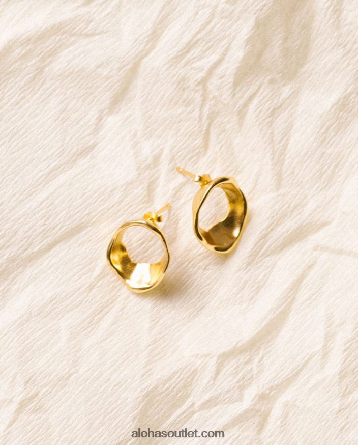 mulheres hipnose - brincos de ouro Alohas 4P88ZX1185 ouro