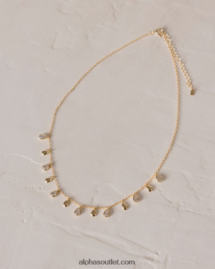 mulheres boheme - colar de ouro e branco Alohas 4P88ZX1208 branco