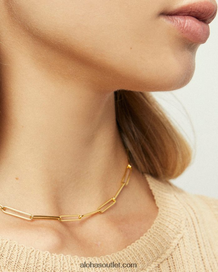 mulheres ligados - colar de ouro Alohas 4P88ZX1116 ouro
