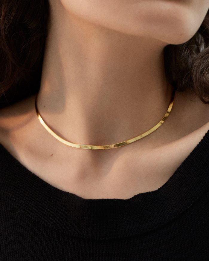 mulheres solte-se - colar de ouro Alohas 4P88ZX1065 ouro