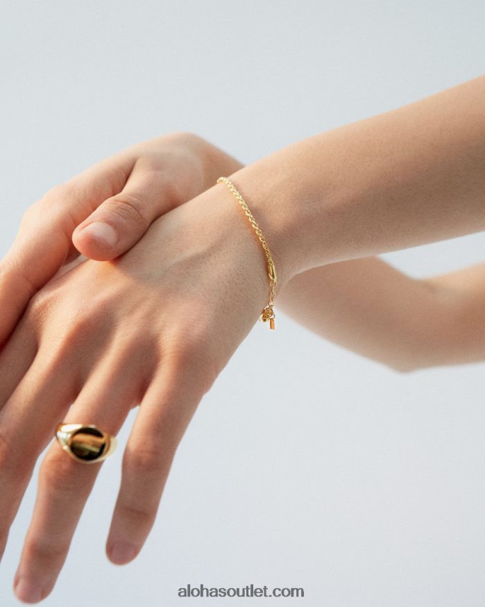 mulheres vintage - pulseira de ouro Alohas 4P88ZX1136 ouro