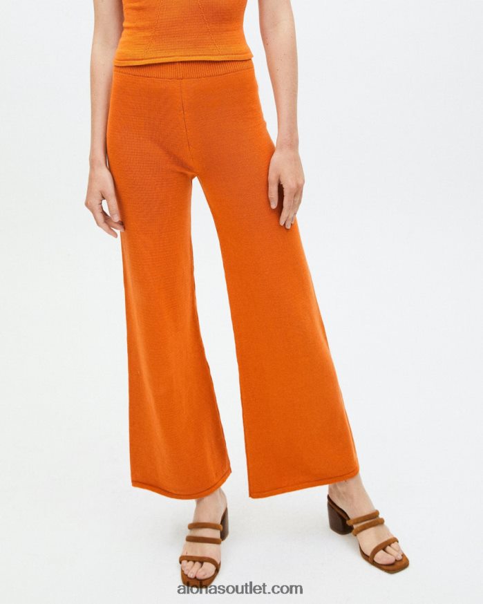mulheres easy - calça larga laranja Alohas 4P88ZX701 laranja clementina