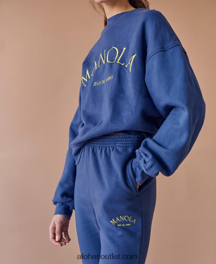 mulheres icônico - calça de moletom azul marinho Alohas 4P88ZX677