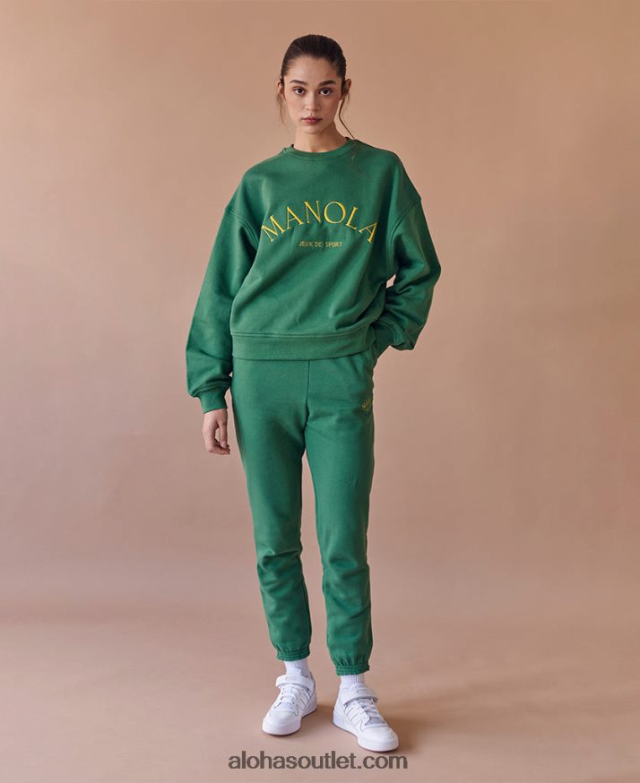 mulheres icônico - calça de moletom verde escuro Alohas 4P88ZX674