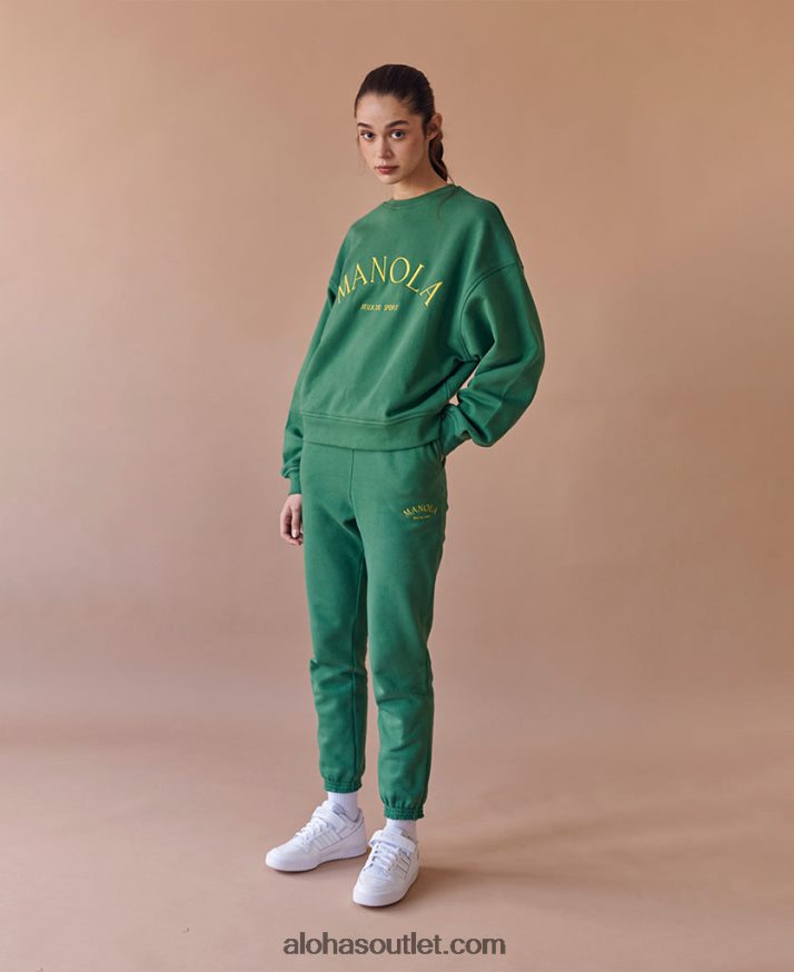mulheres icônico - calça de moletom verde escuro Alohas 4P88ZX674
