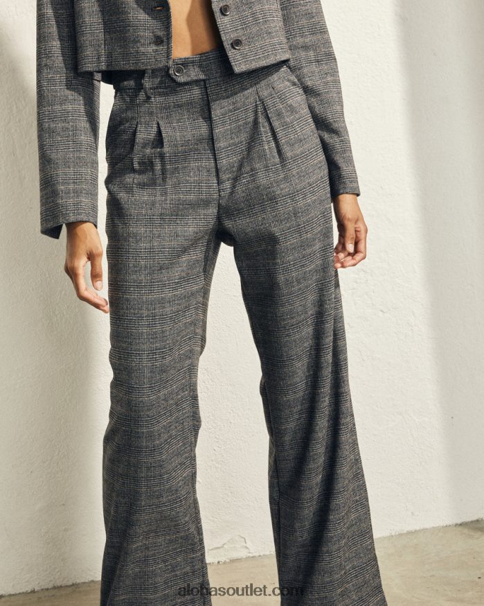 mulheres protagonista - calça estampada xadrez Alohas 4P88ZX735