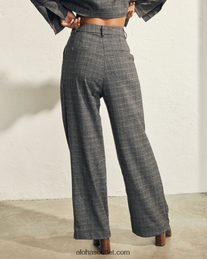 mulheres protagonista - calça estampada xadrez Alohas 4P88ZX735