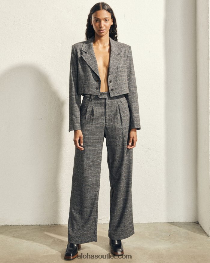 mulheres protagonista - calça estampada xadrez Alohas 4P88ZX735