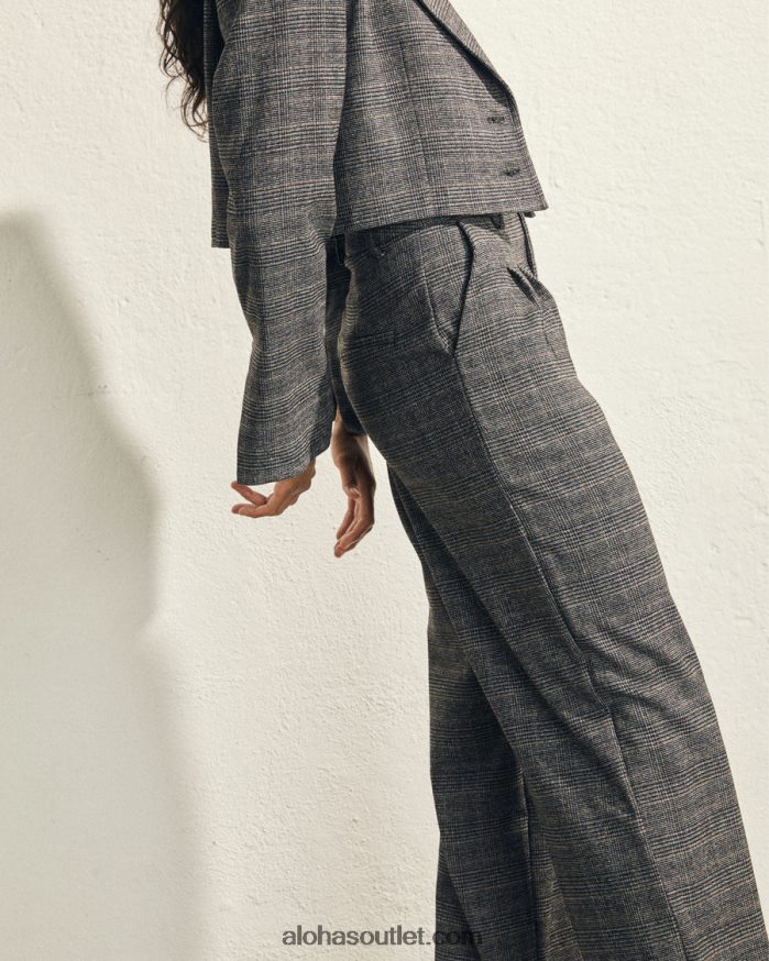 mulheres protagonista - calça estampada xadrez Alohas 4P88ZX735