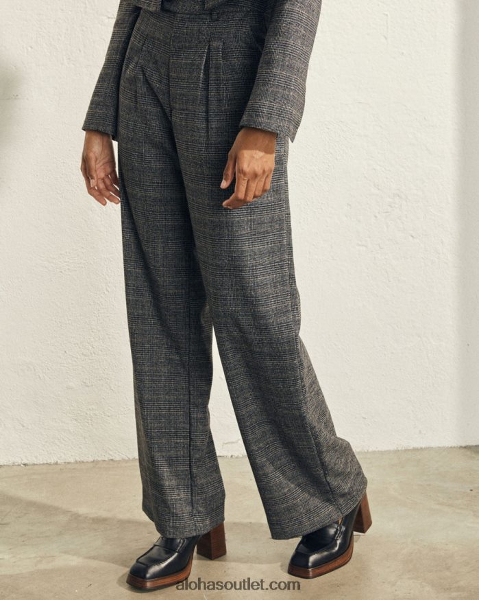 mulheres protagonista - calça estampada xadrez Alohas 4P88ZX735
