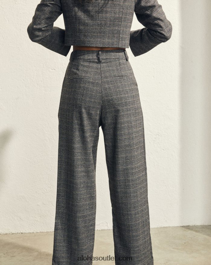 mulheres protagonista - calça estampada xadrez Alohas 4P88ZX735