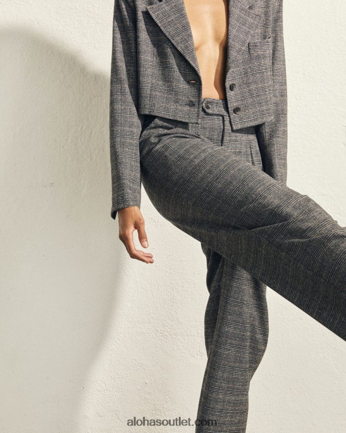 mulheres protagonista - calça estampada xadrez Alohas 4P88ZX735