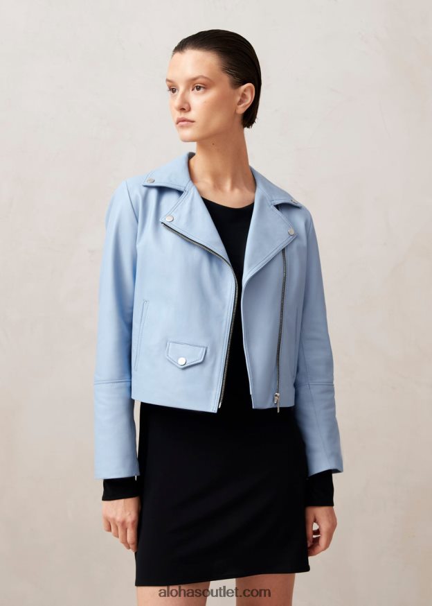 mulheres passeios - jaqueta de couro azul Alohas 4P88ZX1024 maui azul