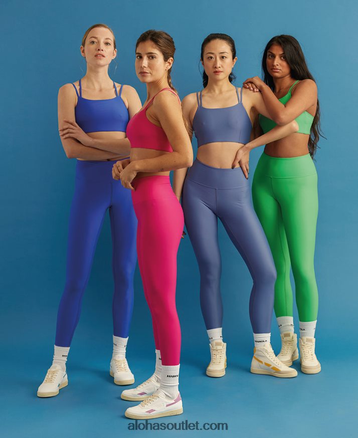 mulheres core - leggings cor esmeralda Alohas 4P88ZX695