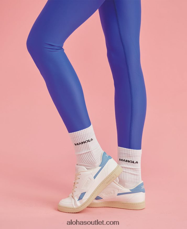 mulheres core - leggings de algodão azul Alohas 4P88ZX892 ultramarino