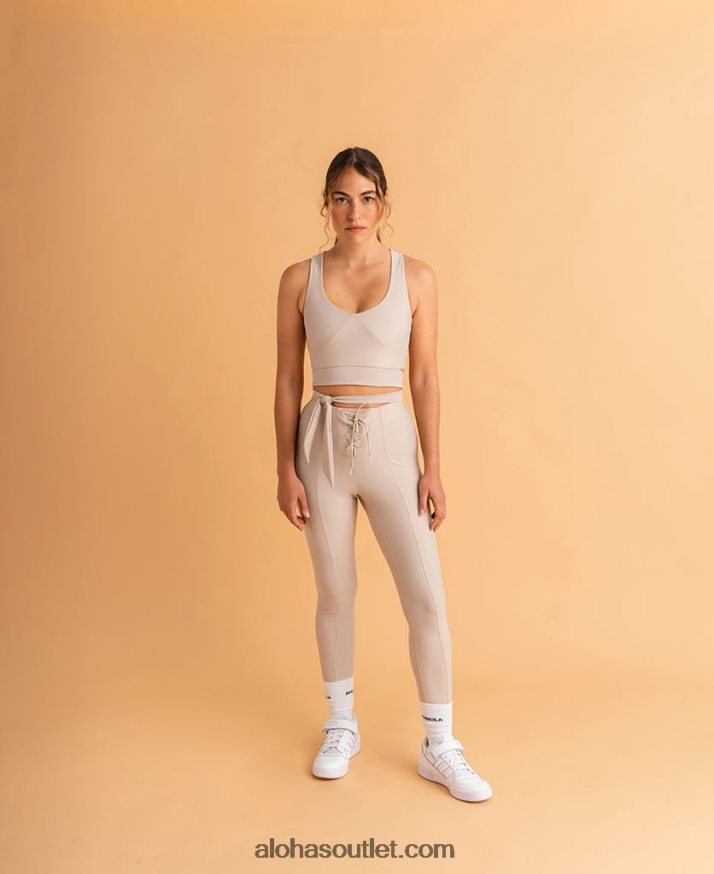 mulheres cruz - legging bege Alohas 4P88ZX989