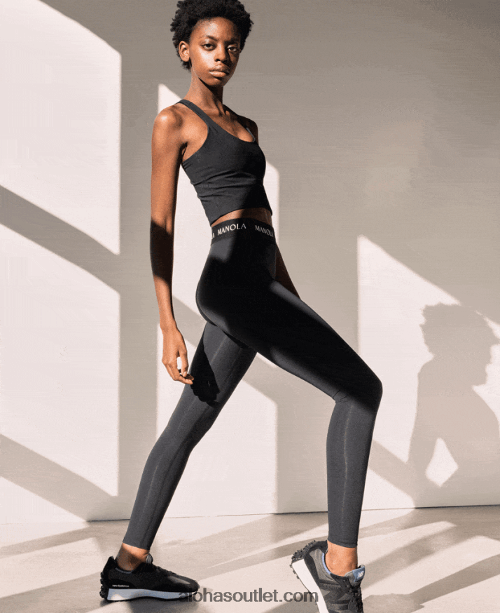 mulheres luxe compressiva - legging preta Alohas 4P88ZX929 preto