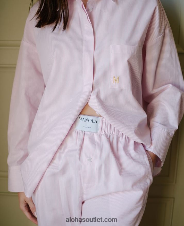 mulheres rosa listrado - calça de pijama rosa Alohas 4P88ZX991