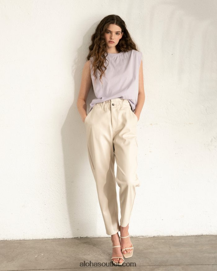 mulheres frio - top de algodão roxo Alohas 4P88ZX920 lilás