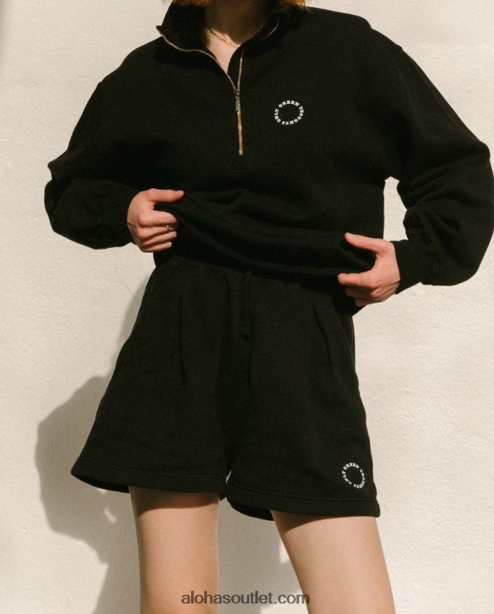 mulheres cappuccino - shorts de algodão preto Alohas 4P88ZX871 preto