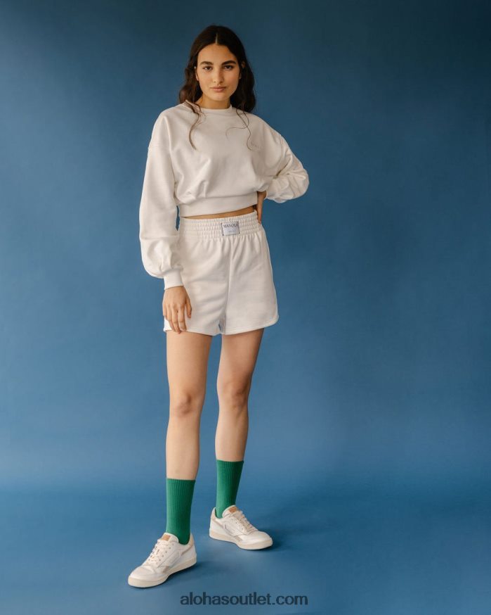 mulheres rocky - shorts de algodão branco Alohas 4P88ZX776