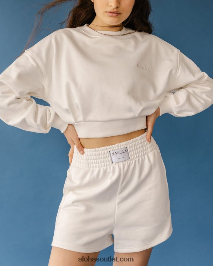 mulheres rocky - shorts de algodão branco Alohas 4P88ZX776
