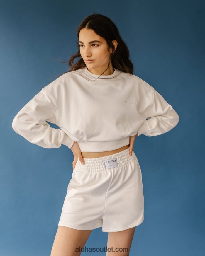 mulheres rocky - shorts de algodão branco Alohas 4P88ZX776