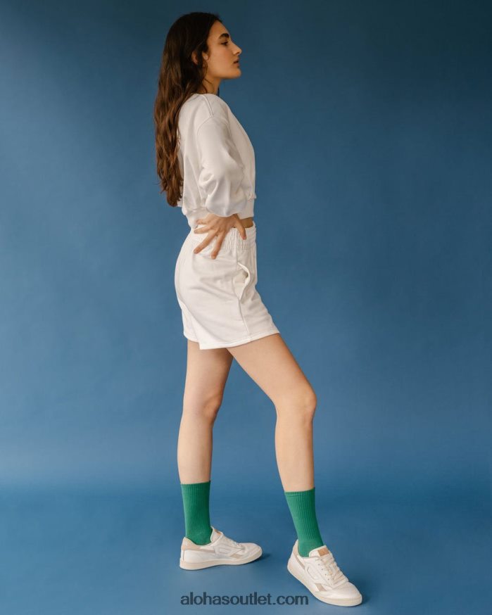mulheres rocky - shorts de algodão branco Alohas 4P88ZX776