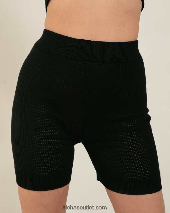 mulheres rookie - calção de malha preto Alohas 4P88ZX800 preto