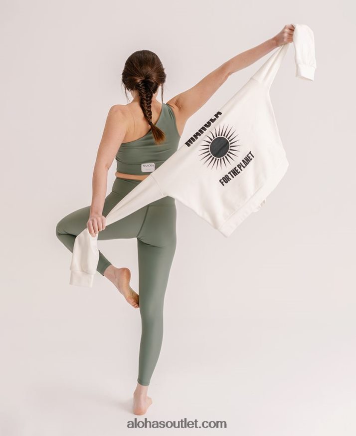 mulheres para o planeta - camisola branca de algodão Alohas 4P88ZX983 coco