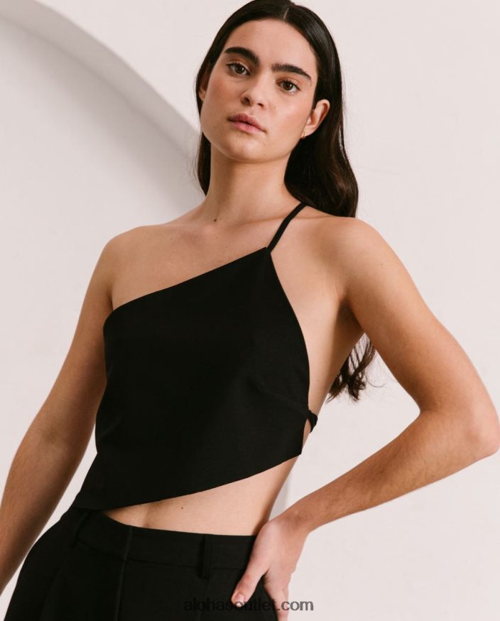 mulheres melodrama - top de algodão preto Alohas 4P88ZX810 preto