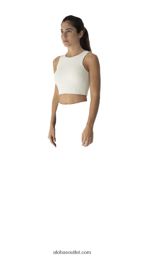 mulheres core - blusa esportiva branca Alohas 4P88ZX750
