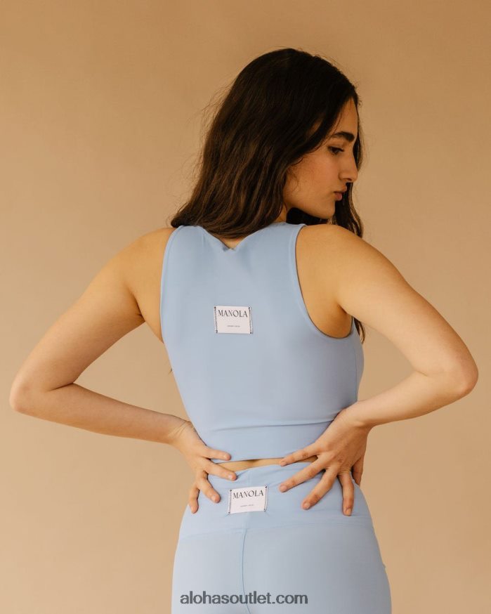 mulheres core - top econyl azul claro Alohas 4P88ZX897