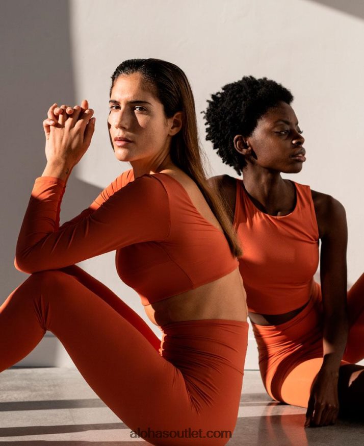 mulheres core - top riad laranja Alohas 4P88ZX896 riad