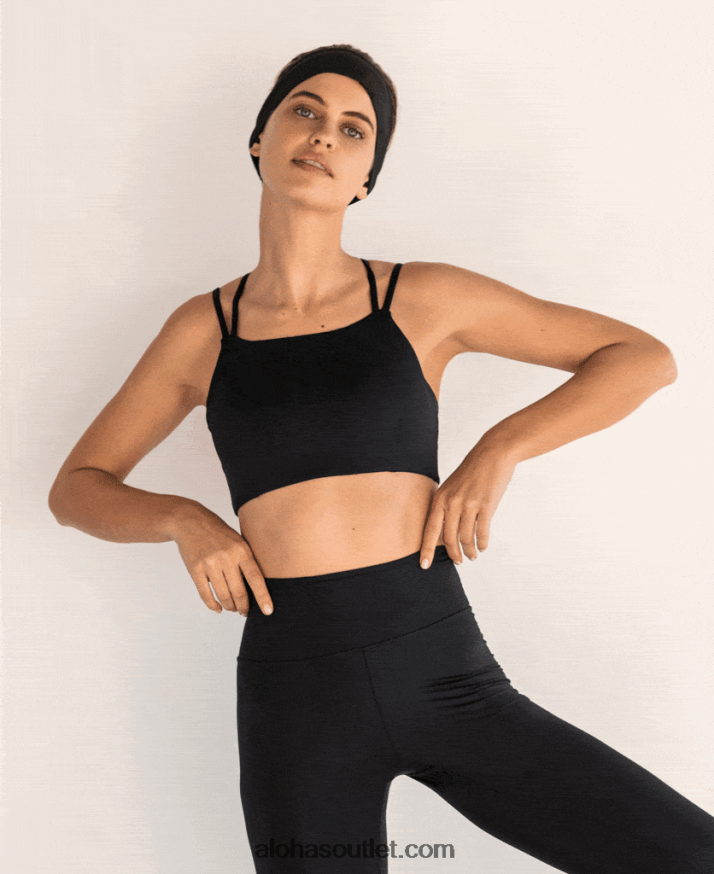 mulheres costas cruzadas - top preto Alohas 4P88ZX651 preto