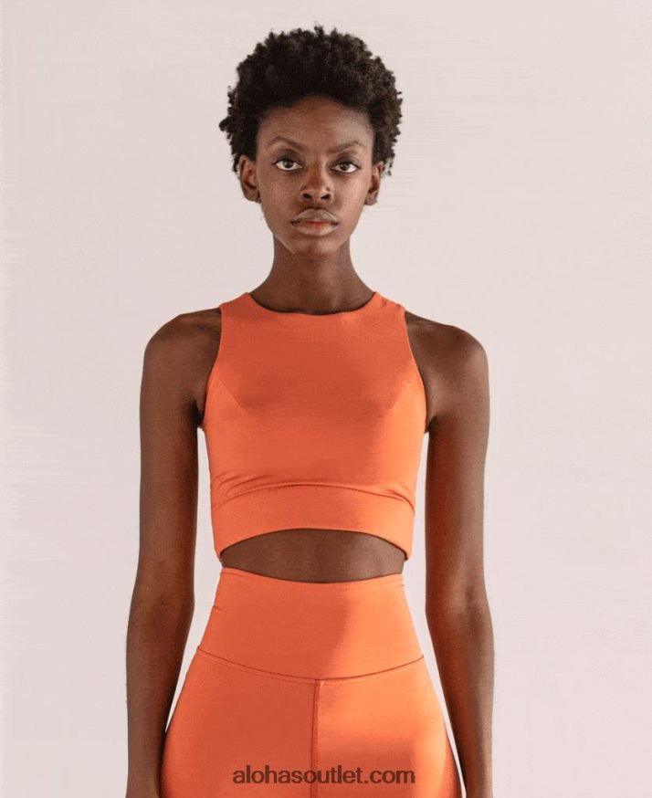 mulheres núcleo - tanque laranja Alohas 4P88ZX748