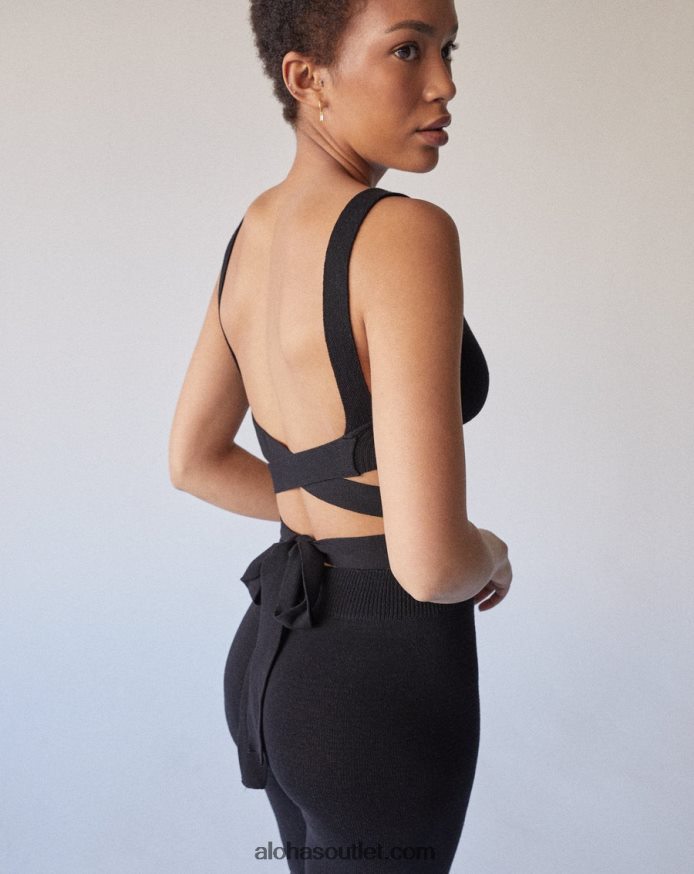 mulheres nu - top preto Alohas 4P88ZX729 preto