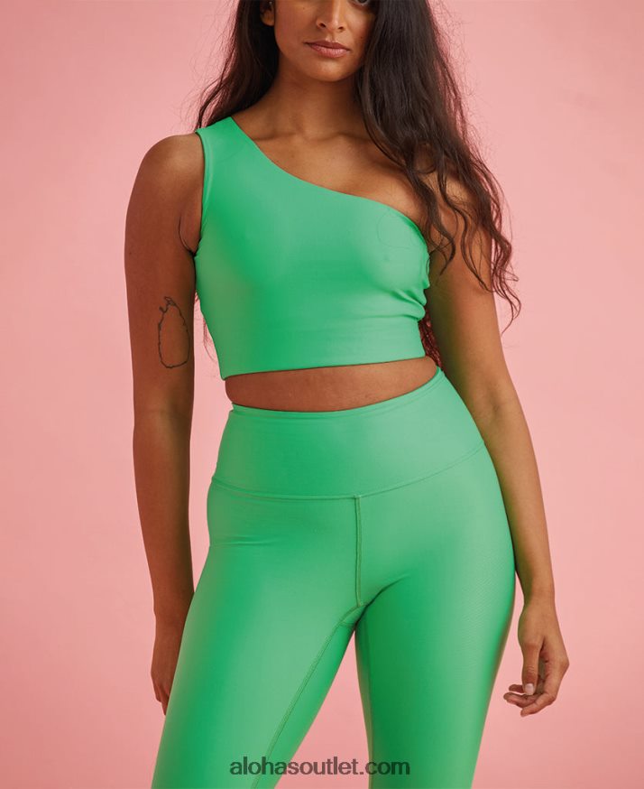 mulheres ombro nu - top econyl verde Alohas 4P88ZX769 esmeralda
