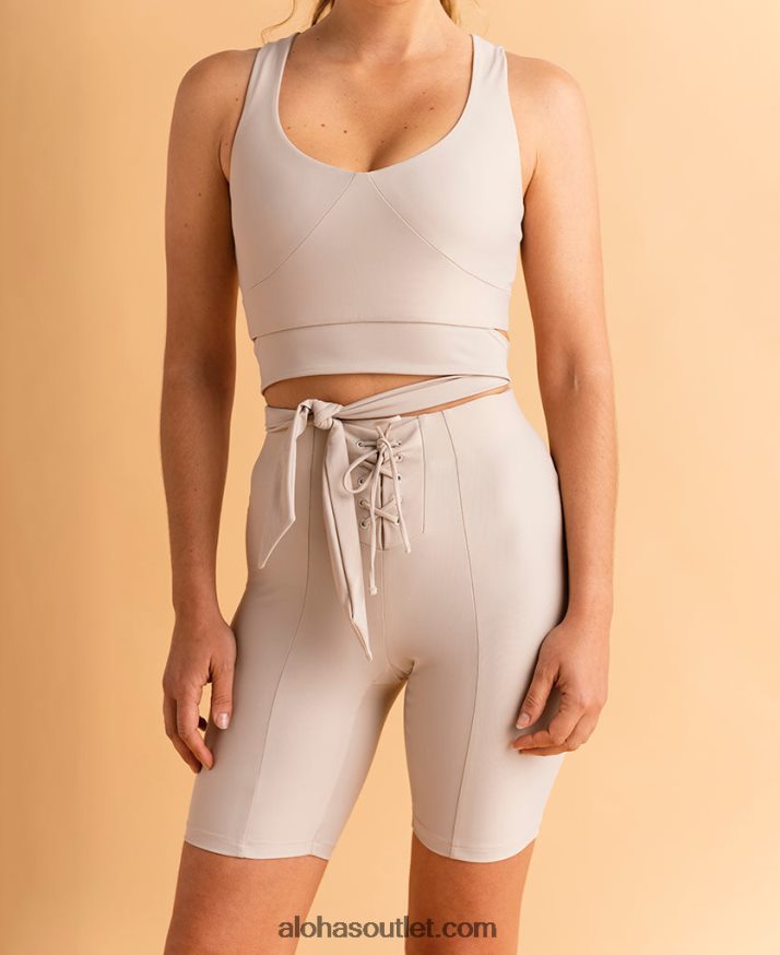 mulheres petit cross - bermuda bege Alohas 4P88ZX756
