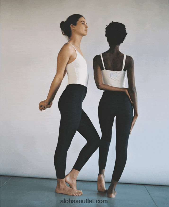 mulheres the sirenita - body econyl preto e branco Alohas 4P88ZX798 preto