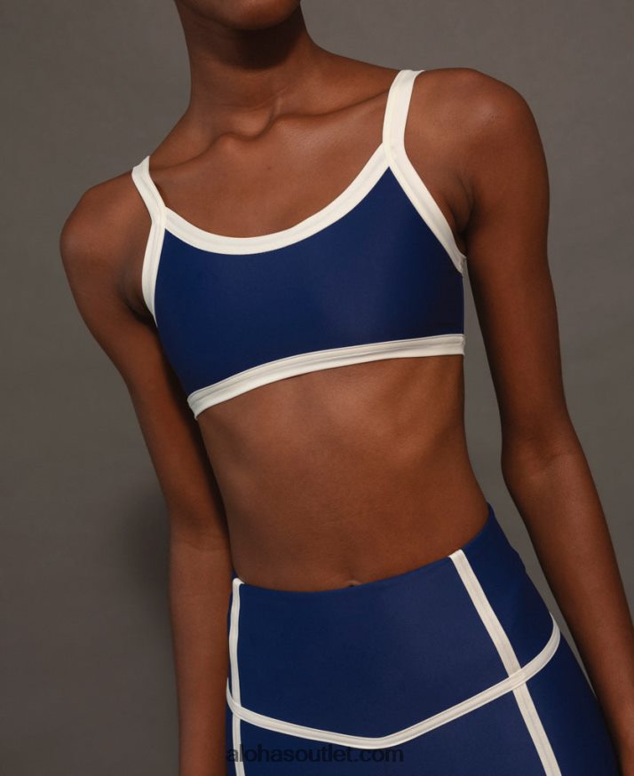 mulheres top ribet - top esportivo azul Alohas 4P88ZX986 eclipse azul