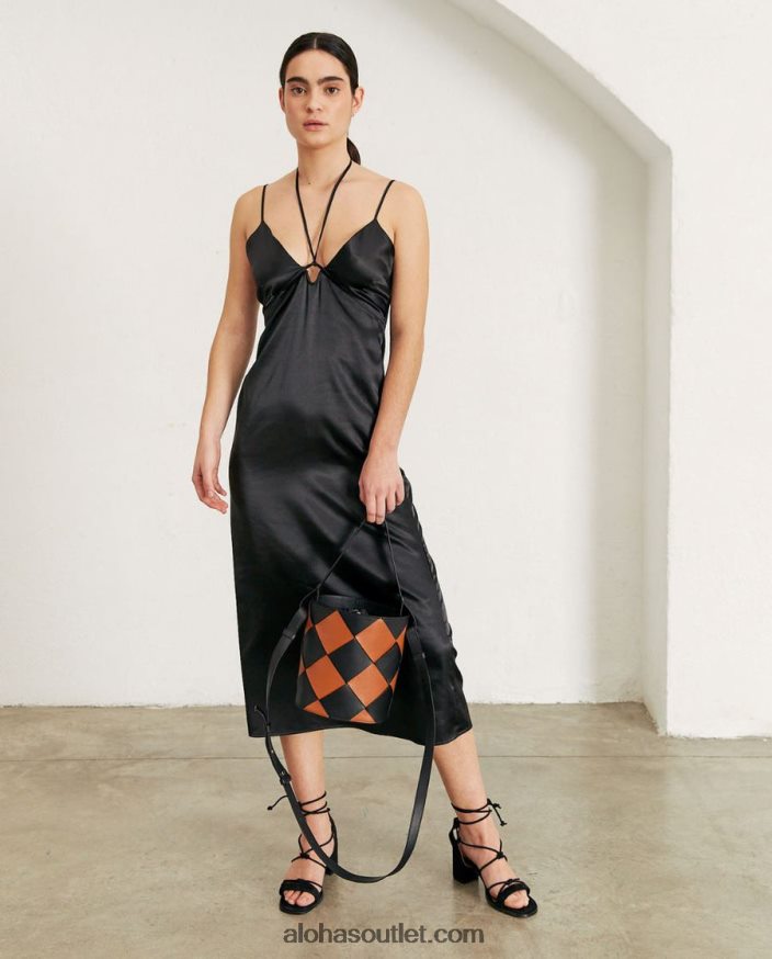 mulheres coruja da noite - vestido preto Alohas 4P88ZX791 preto