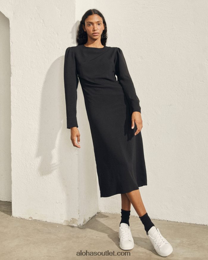 mulheres exclesa - vestido preto Alohas 4P88ZX1003 preto