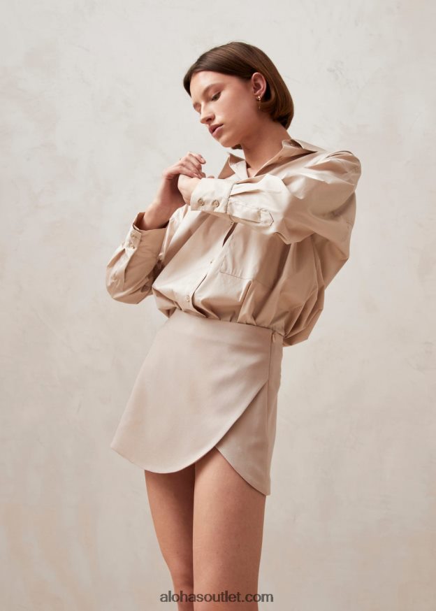 mulheres junya - short bege Alohas 4P88ZX627 bege