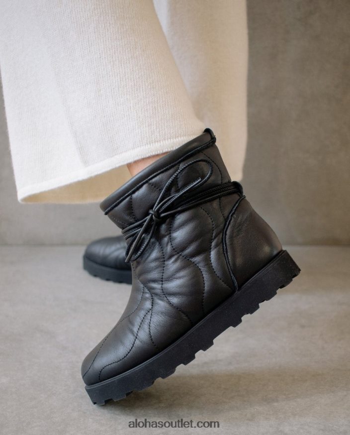 mulheres bounce - botas pretas de couro Alohas 4P88ZX562 preto