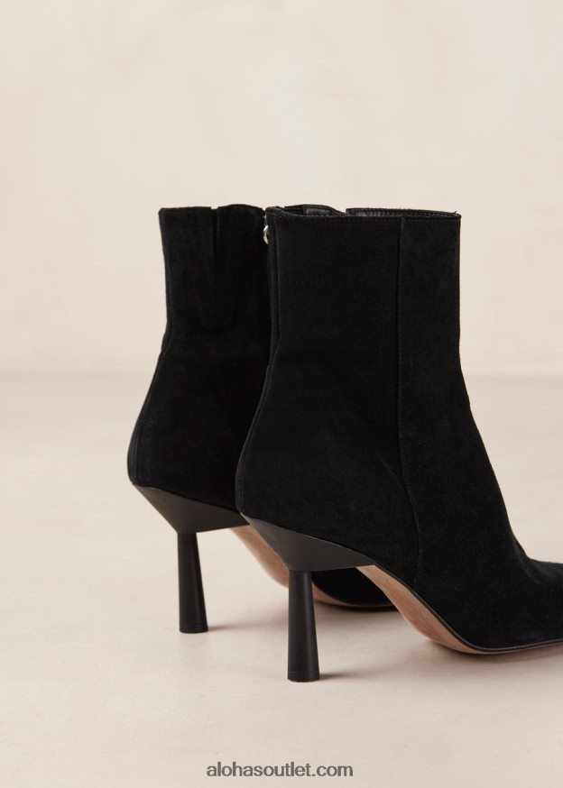 mulheres frappã© - botas pretas de camurça Alohas 4P88ZX574 preto