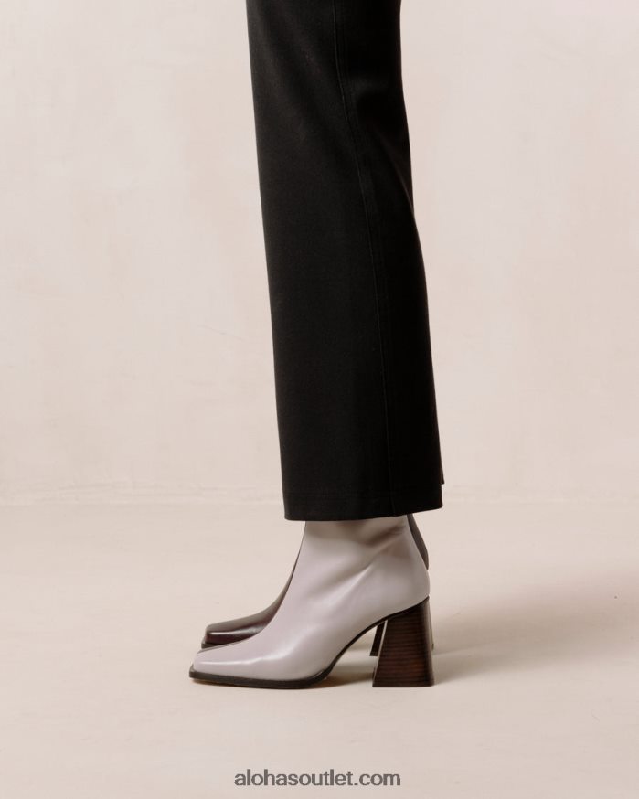mulheres south bicolor - botas de couro bordô e lilás Alohas 4P88ZX195 vinho malva bordô