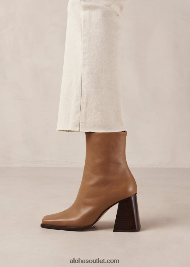 mulheres south bicolor - botas de couro marrom e bege Alohas 4P88ZX148 bege camelo bicolor
