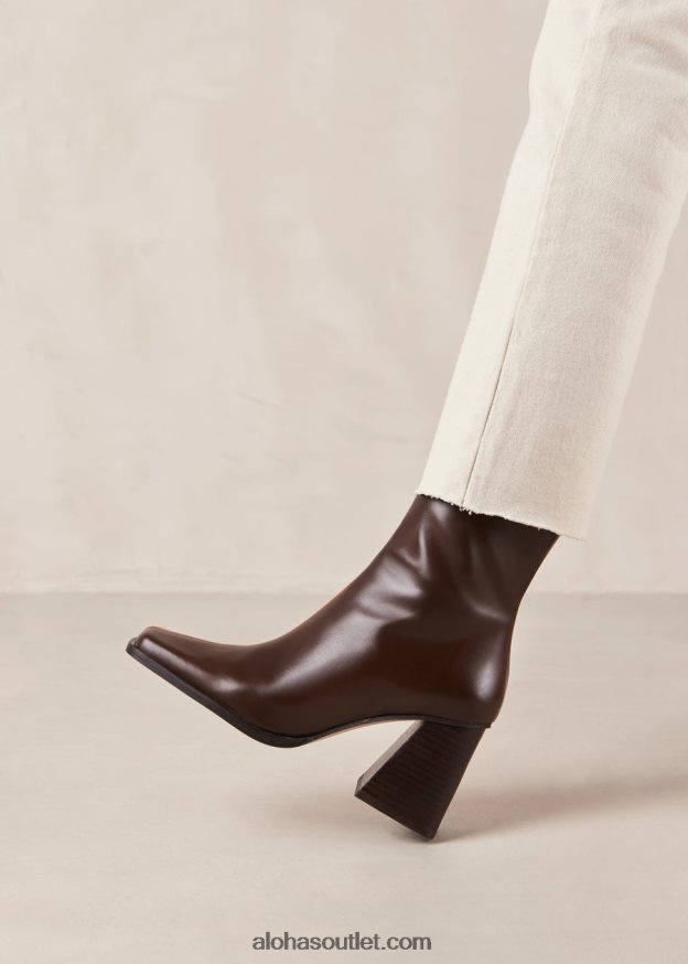 mulheres south bicolor - botas de couro marrom e laranja Alohas 4P88ZX205 pomelo marrom
