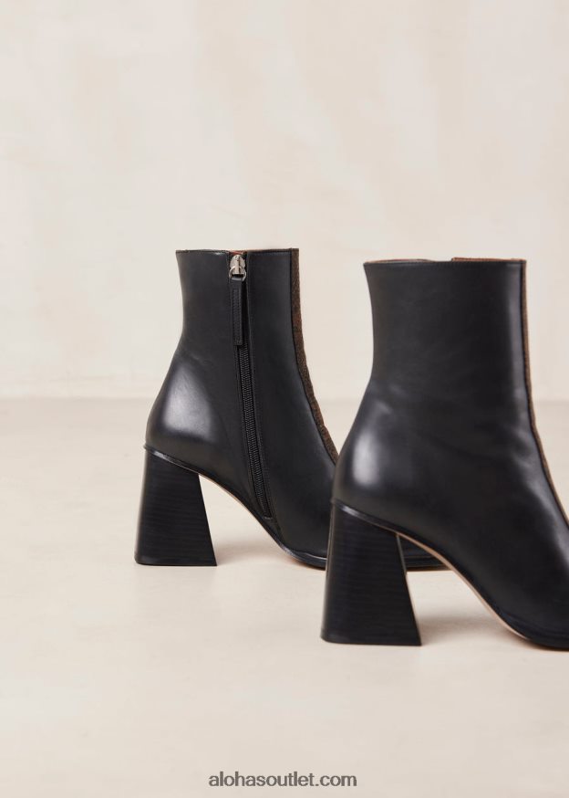 mulheres south python - bota de couro com estampa de cobra Alohas 4P88ZX146 indo preto marrom